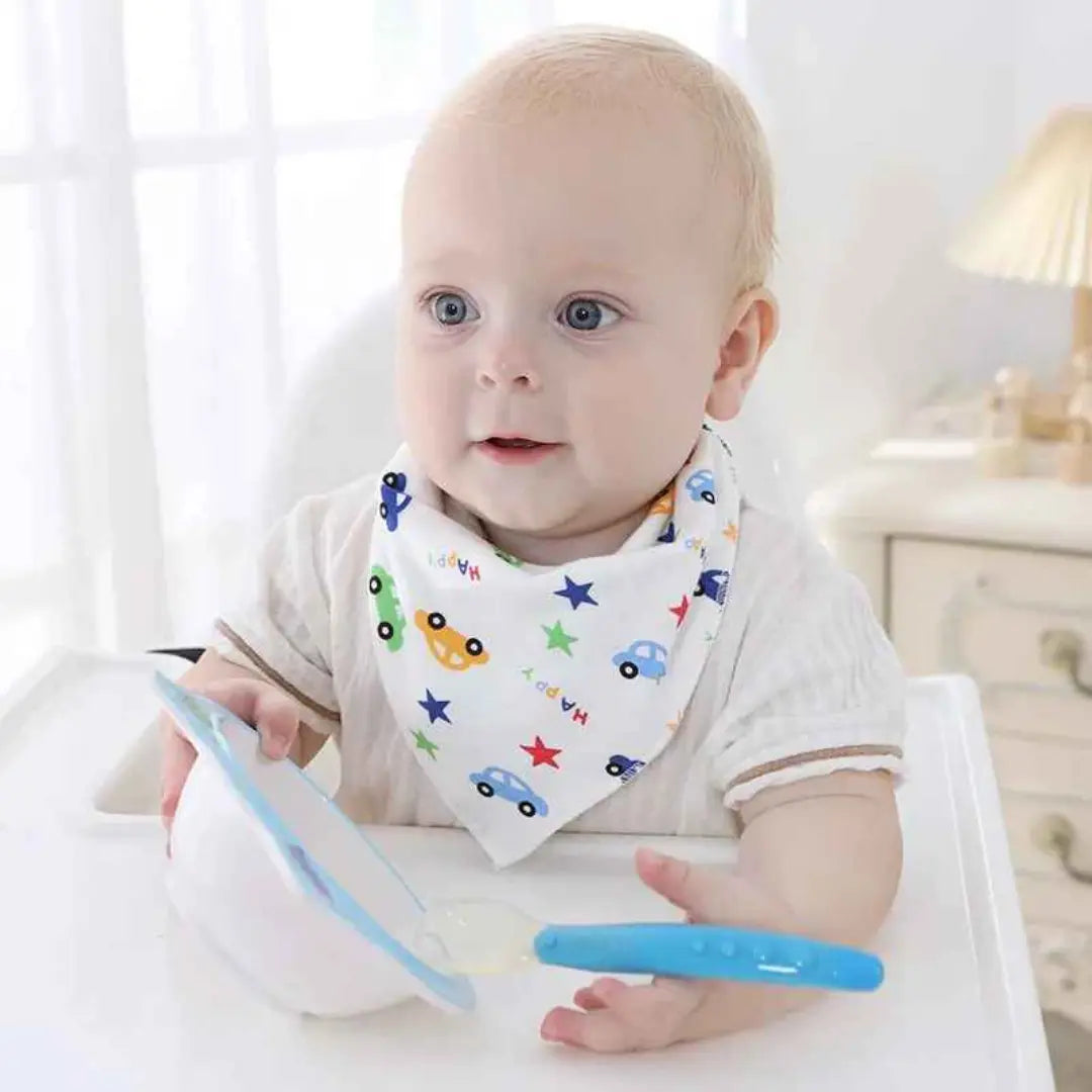 Kit Babadores para Bebê de Algodão Chicos - Leve 5 Pague 3