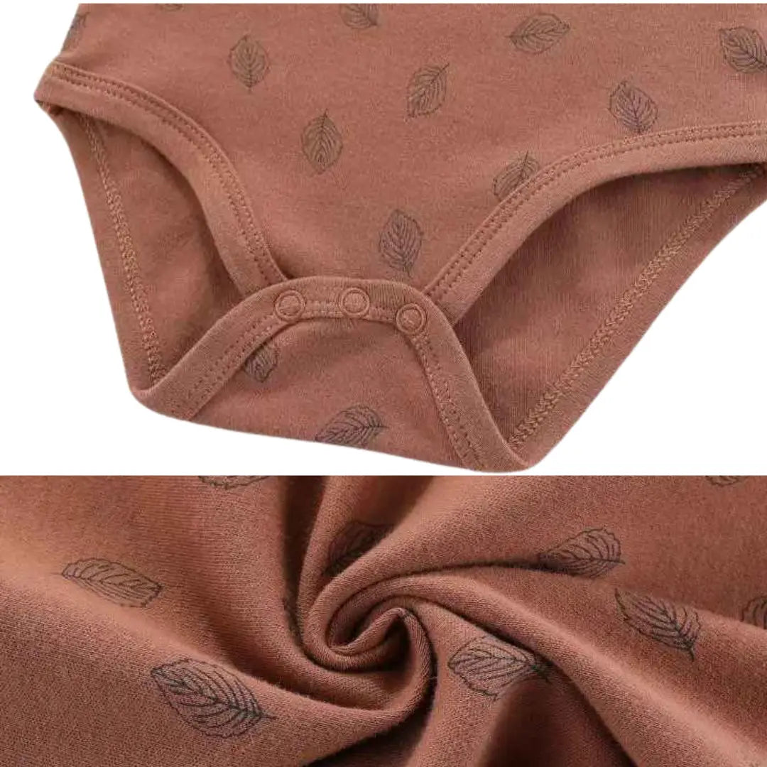 Kit Bodysuits Manga Curta + Calças Algodão - Lilo