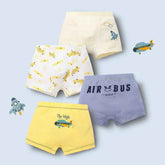 Kit Cuecas Infantil dos Desenhos Animados Bonita Confortável 4 Peças - Caio