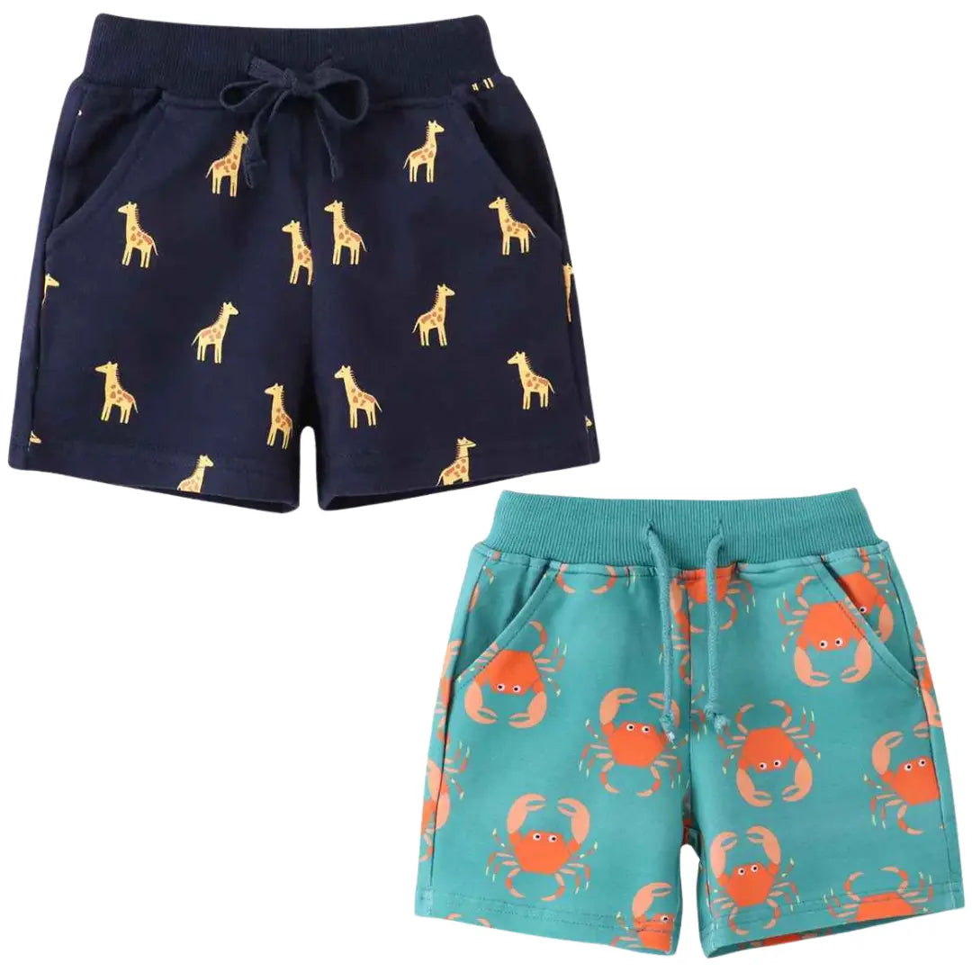 Kit Shorts Bermuda Infantil 2 Peças - Caranga
