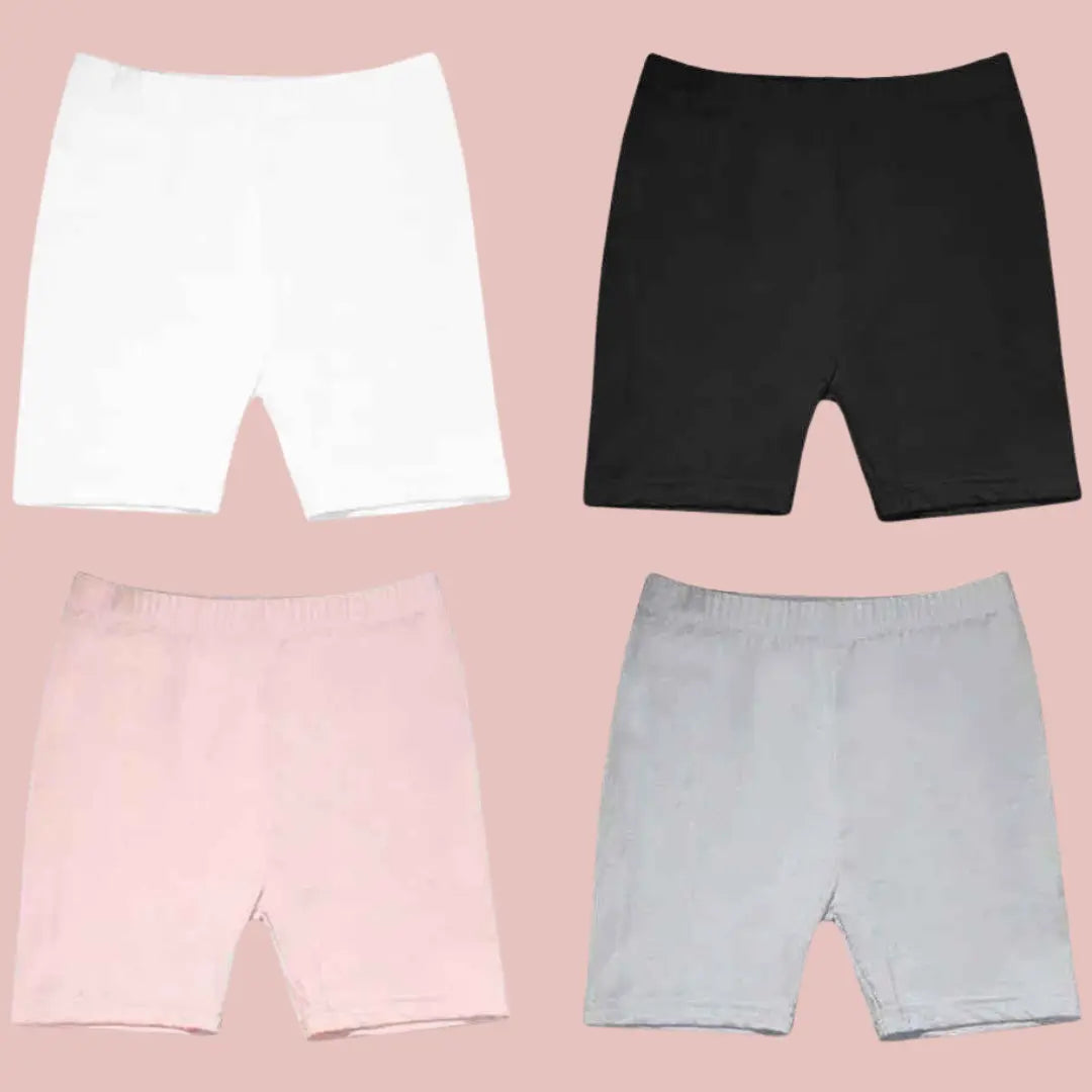 Kit Short Leggins Curta Moda Dança Confortável - 4 Peças - Luci