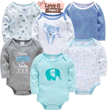 Kit Bodysuit Algodão Manga Longa Compre 6 Pague 3 - Kayky