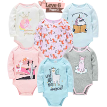 Kit Bodysuit Algodão Manga Longa Compre 6 Pague 3 - Kayky