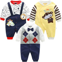 Kit Macacão de Algodão Primavera 3 Peças - Judite