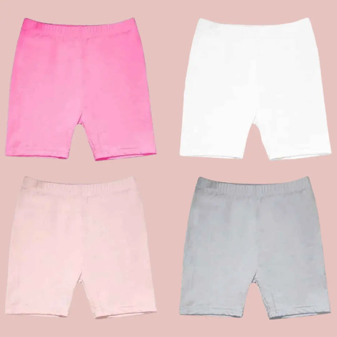 Kit Short Leggins Curta Moda Dança Confortável - 4 Peças - Luci