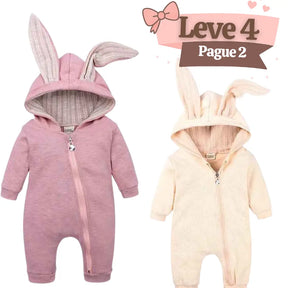 kIT Macacão de Bebê Manga Longa de Algodão Leve 2 e Pague 1 - Lincoln