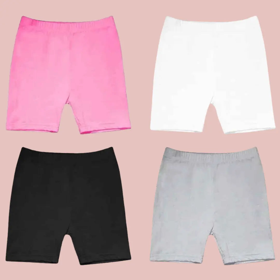 Kit Short Leggins Curta Moda Dança Confortável - 4 Peças - Luci