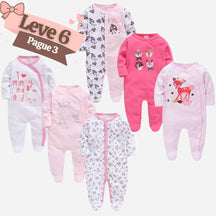 Kit Macacão de Algodão Manga Longa -Zerus