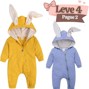 kIT Macacão de Bebê Manga Longa de Algodão Leve 2 e Pague 1 - Lincoln