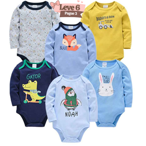 Kit Bodysuit Algodão Manga Longa Compre 6 Pague 3 - Kayky