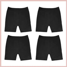 Kit Short Leggins Curta Moda Dança Confortável - 4 Peças - Luci