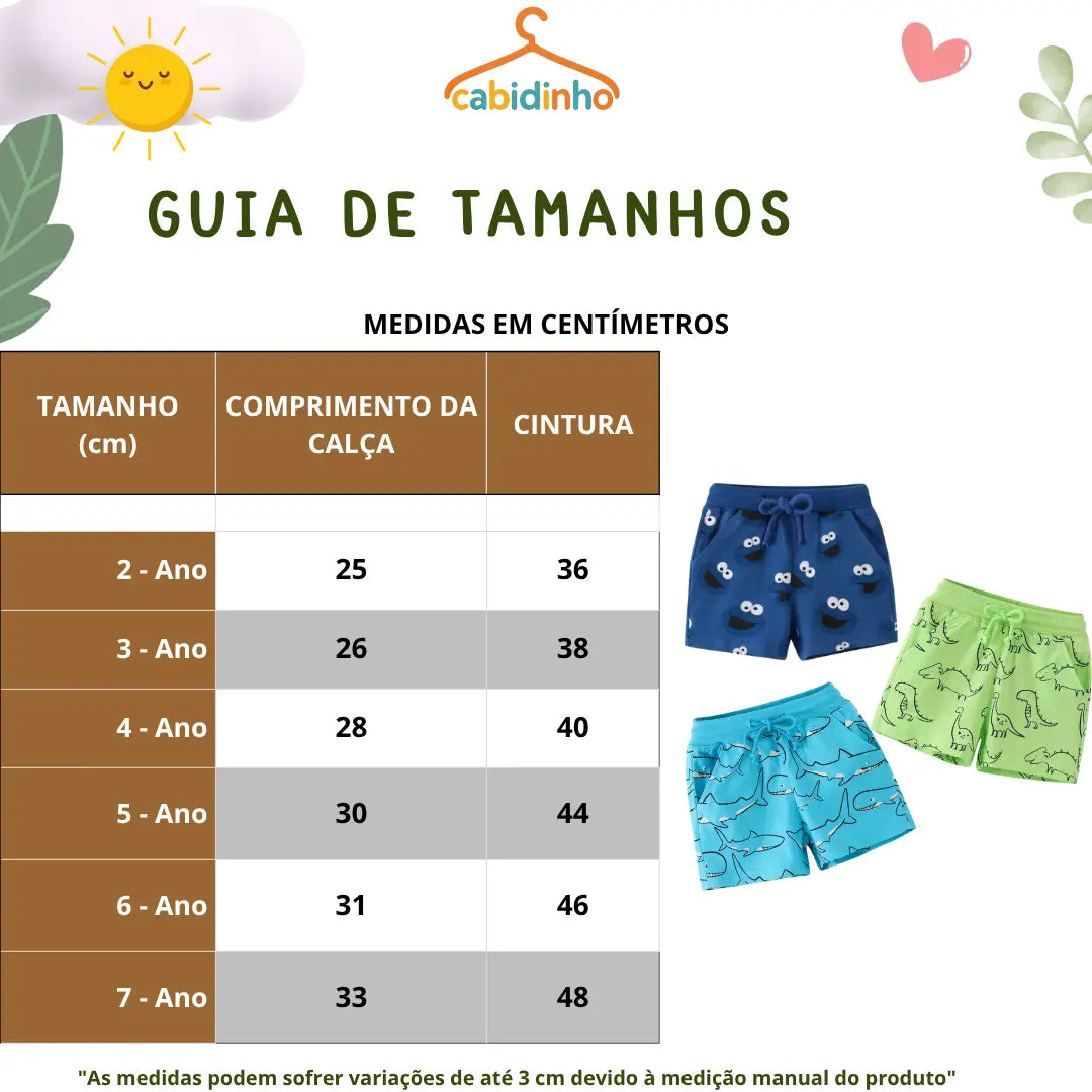 Guia de Tamanhos