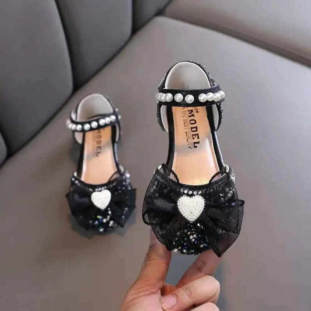 Sandália Com Strass e Laço Estilo Princesa - Charlotte
