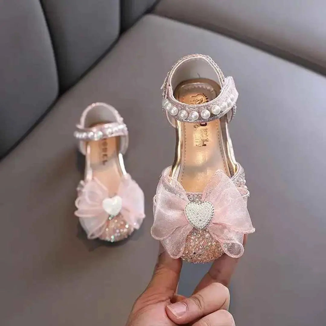 Sandália Com Strass e Laço Estilo Princesa - Charlotte