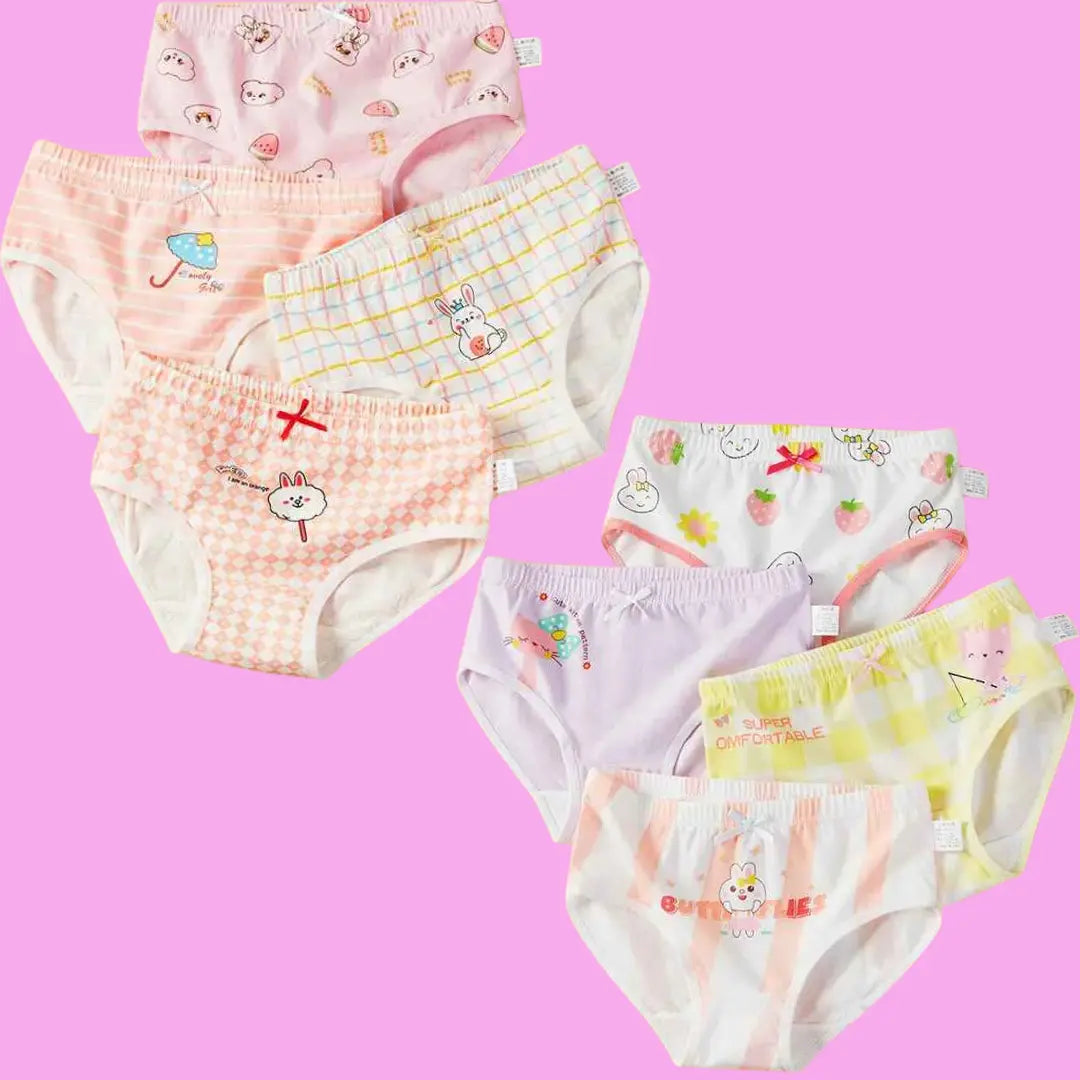 Kit Calcinha de Algodão Confortável Suzita - COMPRE 4 LEVE 8