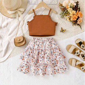 Conjunto Vestido Casual Primavera Verão 2 Peças - Bentaflor
