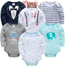 Kit Bodysuit Algodão Manga Longa Compre 6 Pague 3 - Kayky