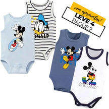 Kit BodySuit Macacão Algodão Mickey Mouse e Pato Donald Leve 4 Pague 2 -  StonesGarden