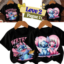 Kit Camiseta Infantil Disney Lilo Leve 2 Pague 1 - LiloDisney
