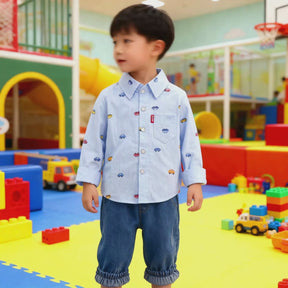 Conjunto Infantil Casual Camisa e Calça 2 Peças - Janire